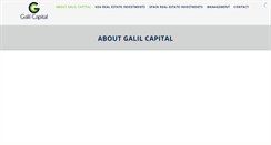 Desktop Screenshot of galilcapital.com