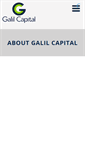 Mobile Screenshot of galilcapital.com